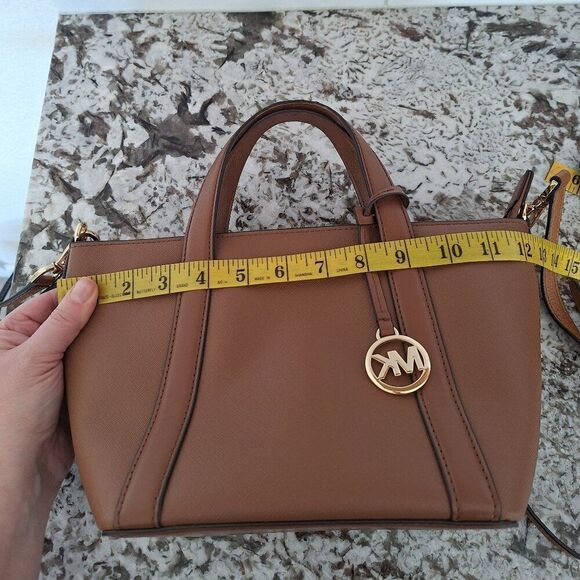 Michael Kors Brown Leather Bag Small - Picture 14 of 14